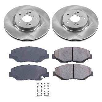 Callahan Brake Parts® - Plain Front Brake Kit