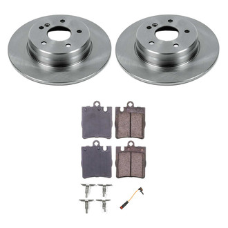 Callahan Brake Parts® - Plain Rear Brake Kit