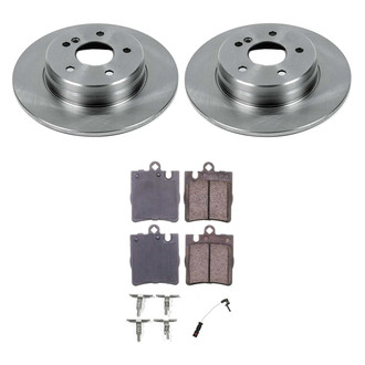 Callahan Brake Parts® - Plain Rear Brake Kit