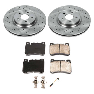 Callahan Brake Parts® - Plain Front Brake Kit
