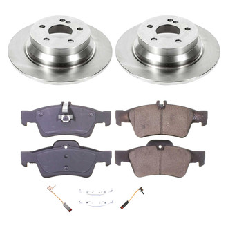 Callahan Brake Parts® - Plain Rear Brake Kit