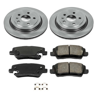 Callahan Brake Parts® - Plain Rear Brake Kit