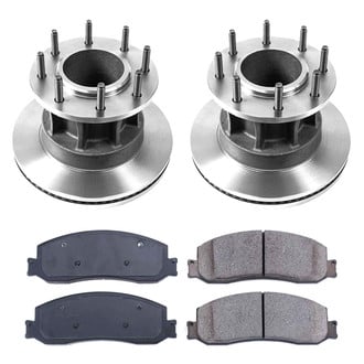 Callahan Brake Parts® - Plain Front Brake Kit