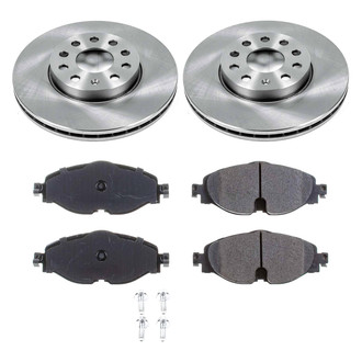 Callahan Brake Parts® - Plain Front Brake Kit