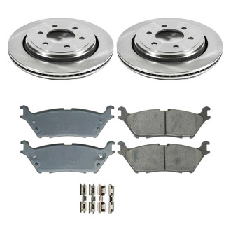 Callahan Brake Parts® - Plain Rear Brake Kit