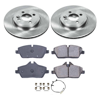 Callahan Brake Parts® - Plain Front Brake Kit