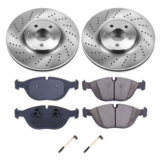 Callahan Brake Parts® - Plain Front Brake Kit
