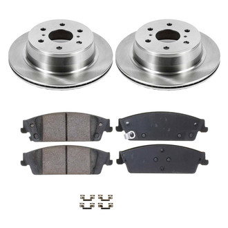 Callahan Brake Parts® - Plain Rear Brake Kit