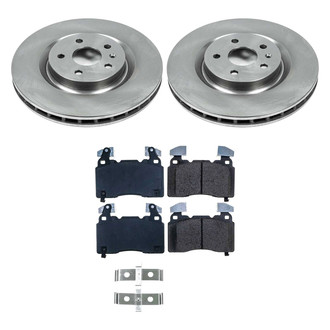 Callahan Brake Parts® - Plain Front Brake Kit