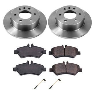 Callahan Brake Parts® - Plain Rear Brake Kit