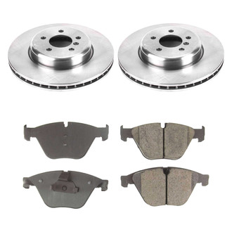 Callahan Brake Parts® - Plain Front Brake Kit