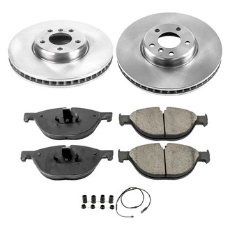 Callahan Brake Parts® - Plain Front Brake Kit