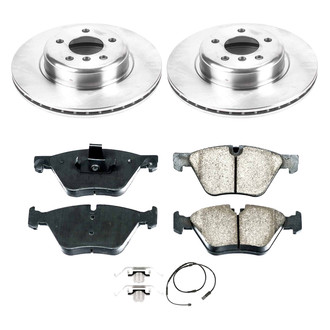 Callahan Brake Parts® - Plain Front Brake Kit