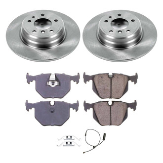 Callahan Brake Parts® - Plain Rear Brake Kit