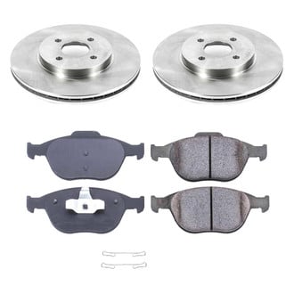 Callahan Brake Parts® - Plain Front Brake Kit