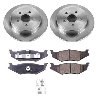 Callahan Brake Parts® - Plain Rear Brake Kit