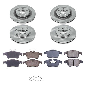 Callahan Brake Parts® - Plain Brake Kit