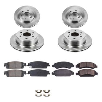 Callahan Brake Parts® - Plain Front and Rear Brake Kit