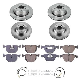 Callahan Brake Parts® - Plain Front and Rear Brake Kit