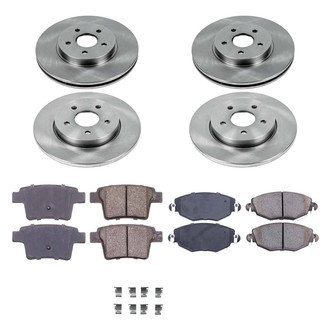 Callahan Brake Parts® - Plain Brake Kit