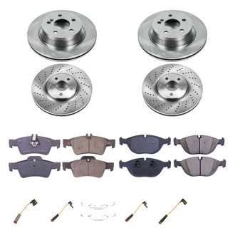 Callahan Brake Parts® - Plain Front and Rear Brake Kit