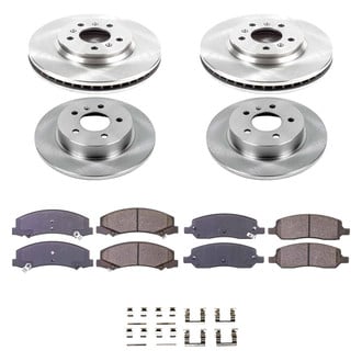 Callahan Brake Parts® - Plain Front and Rear Brake Kit
