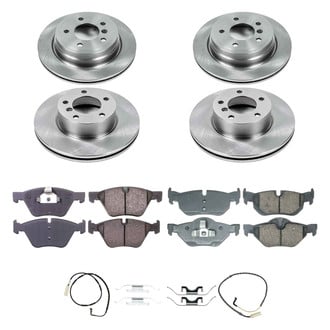 Callahan Brake Parts® - Plain Front and Rear Brake Kit