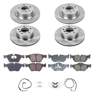 Callahan Brake Parts® - Plain Front and Rear Brake Kit