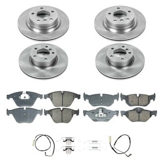 Callahan Brake Parts® - Plain Front and Rear Brake Kit