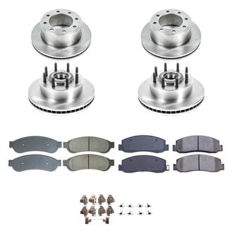 Callahan Brake Parts® - Plain Front and Rear Brake Kit