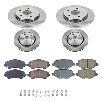 Callahan Brake Parts® - Plain Brake Kit