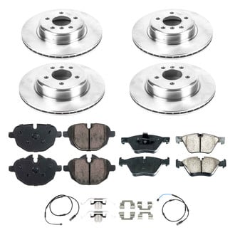 Callahan Brake Parts® - Plain Front and Rear Brake Kit