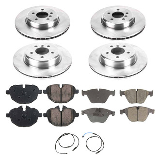 Callahan Brake Parts® - Plain Front and Rear Brake Kit