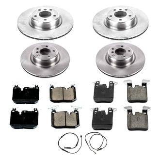 Callahan Brake Parts® - Plain Front and Rear Brake Kit