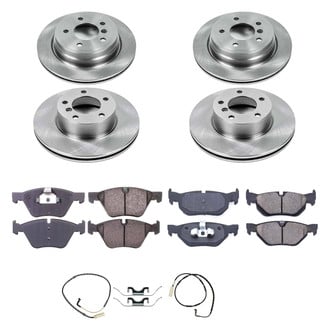 Callahan Brake Parts® - Plain Front and Rear Brake Kit