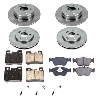 Callahan Brake Parts® - Plain Front and Rear Brake Kit