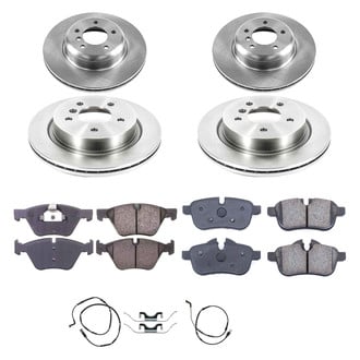 Callahan Brake Parts® - Plain Front and Rear Brake Kit