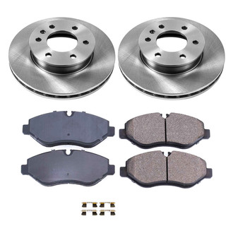 Callahan Brake Parts® - Plain Front Brake Kit