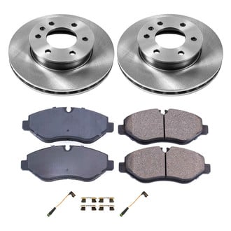 Callahan Brake Parts® - Plain Front Brake Kit