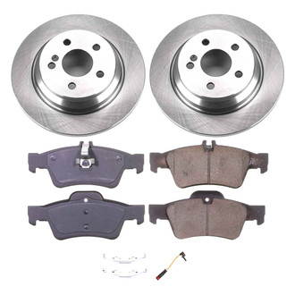 Callahan Brake Parts® - Plain Rear Brake Kit