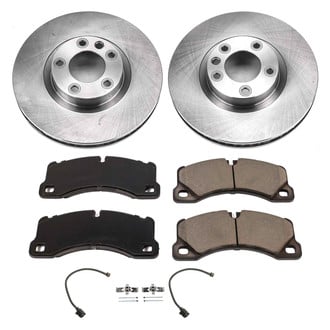 Callahan Brake Parts® - Plain Front Brake Kit