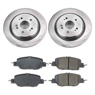 Callahan Brake Parts® - Plain Rear Brake Kit