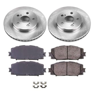 Callahan Brake Parts® - Plain Front Brake Kit