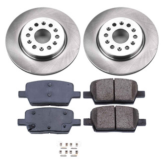 Callahan Brake Parts® - Plain Rear Brake Kit