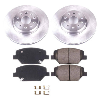 Callahan Brake Parts® - Plain Front Brake Kit