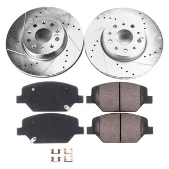 Callahan Brake Parts® - Drilled and Slotted Front Brake Kit