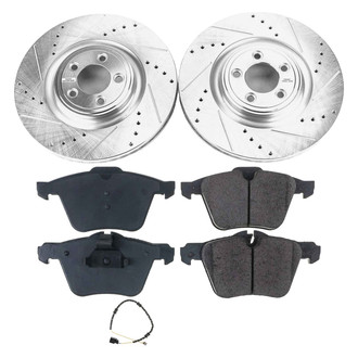 Callahan Brake Parts® - Drilled & Slotted Brake Kit