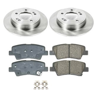 Callahan Brake Parts® - Plain Rear Brake Kit