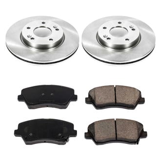 Callahan Brake Parts® - Plain Front Brake Kit