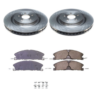Callahan Brake Parts® - Plain Front Brake Kit